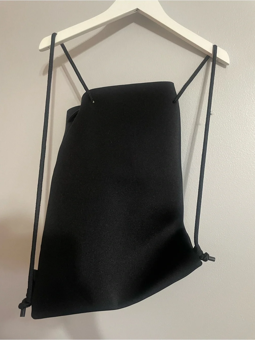 TRIANGL swimwear Black Logo Drawstring Backpack